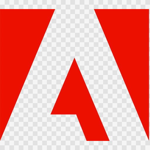 Adobe logo as a gain map image