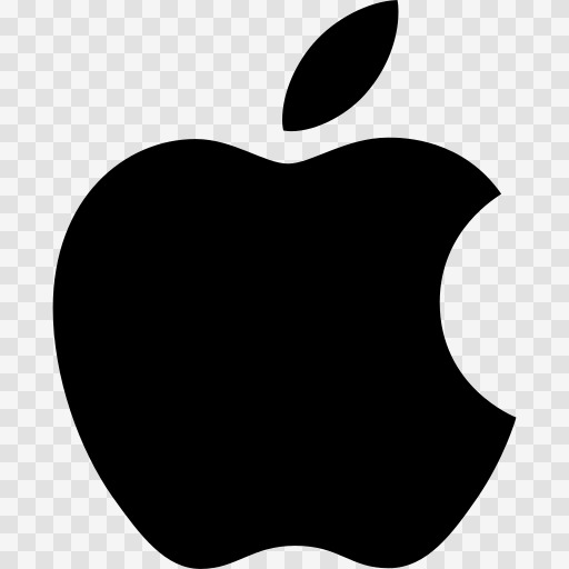 Apple logo as a gain map image