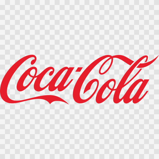 Coca-Cola logo gain map image