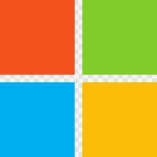 Microsoft logo as a gain map image