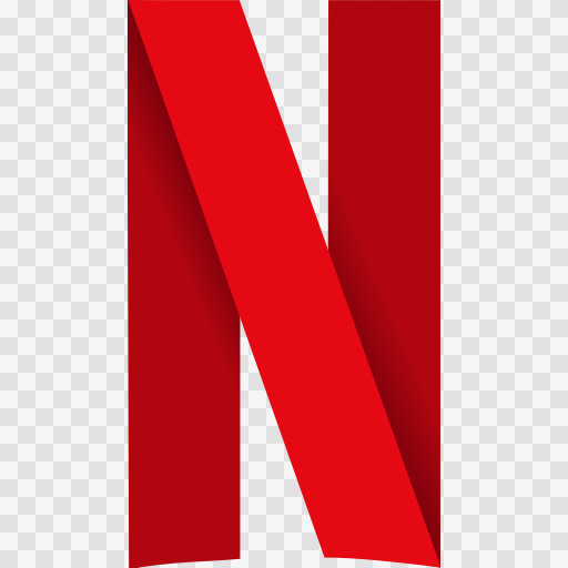 Netflix logo as a gain map image