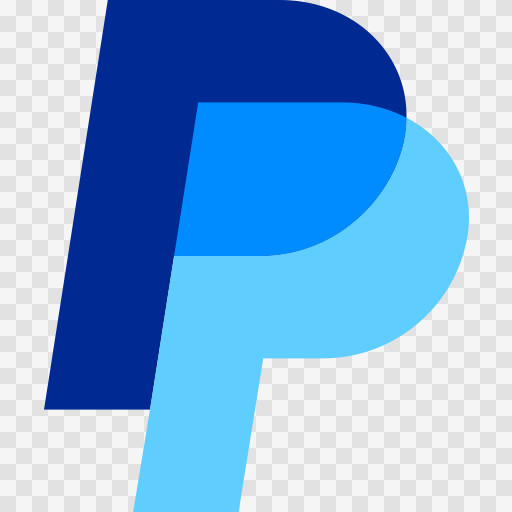PayPal logo as a gain map image