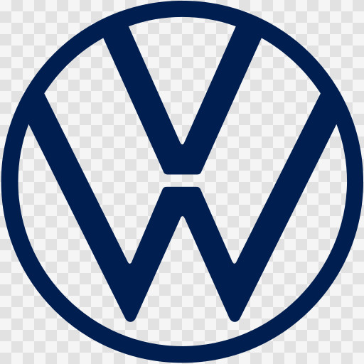Volkswagen logo as a gain map image